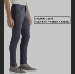 Rhone commuter pant slim blue grey size 34